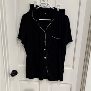 Amazon Essentials Black Pajama Set